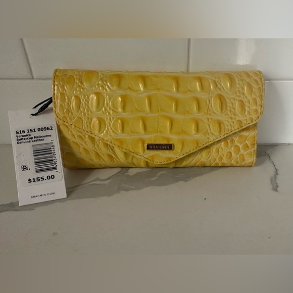 Brahmin Veronica buttercup Melbourne genuine leather - Picture 1 of 5